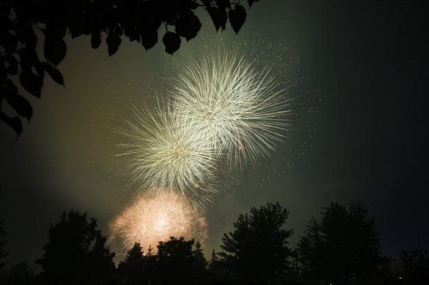 Fireworks in Richmond Hill