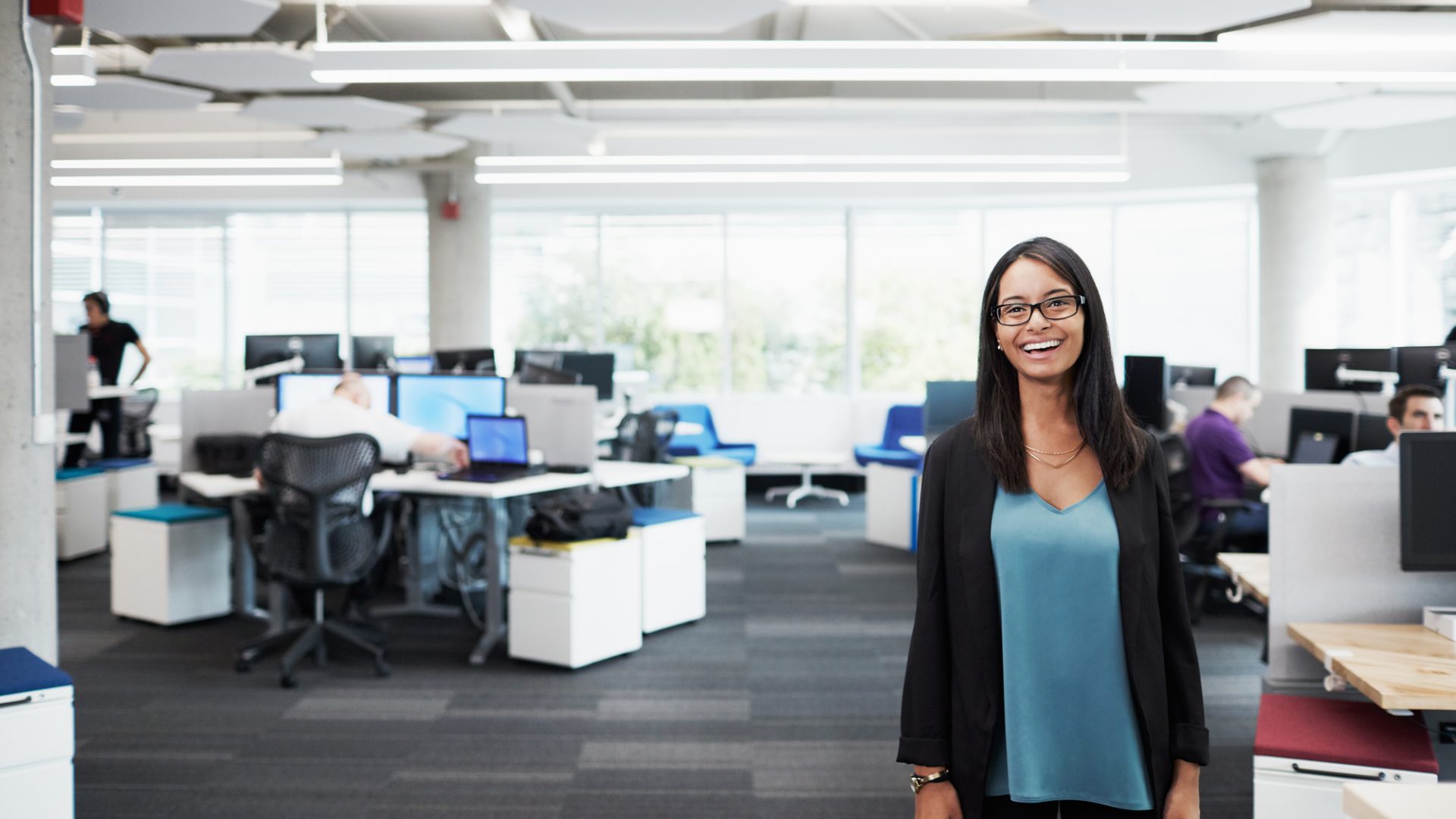 Lady in an office