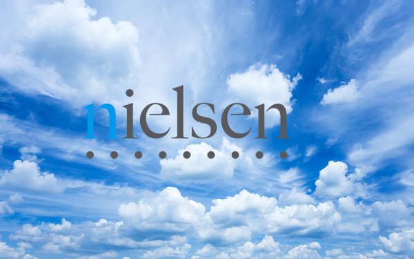 Nielsen logo in the clouds