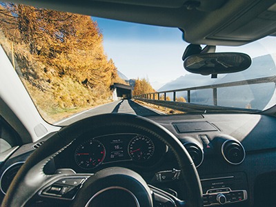 Interior of a vehicle