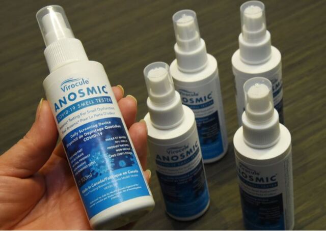 Anosmic spray bottle