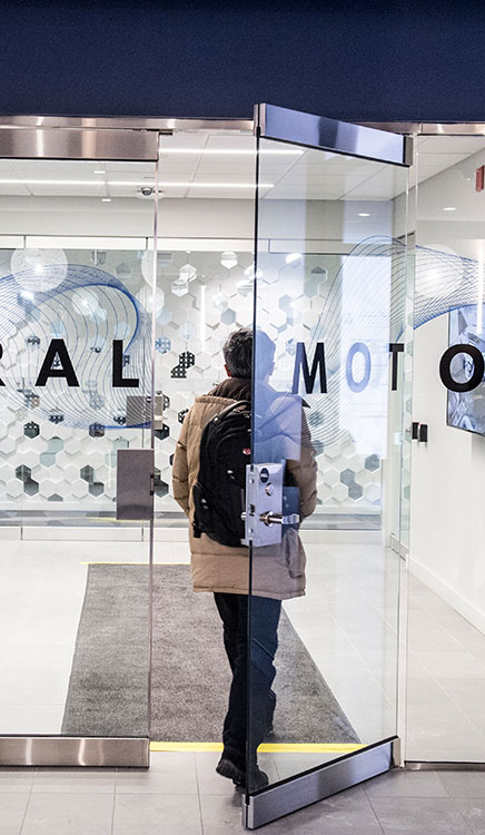Front Doors to GM CTC in Markham