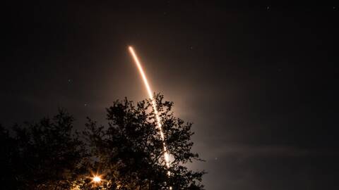 This is a decorative photo rocket