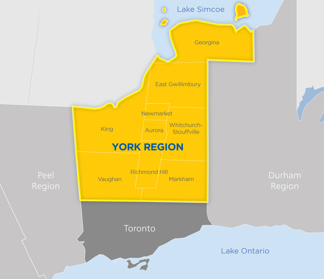 York Region Ontario Map Toronto Area's York Region | Discover Our Cities And Towns