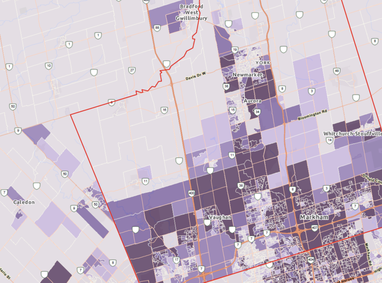 This is a decorative photo purple map