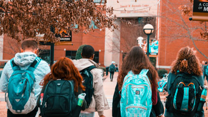 Students Walking