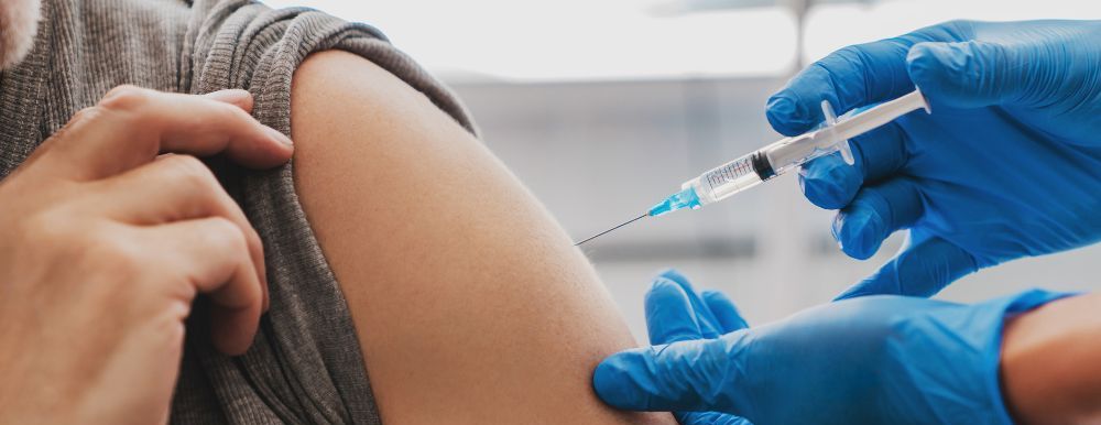 COVID Vaccine Shot Into Arm