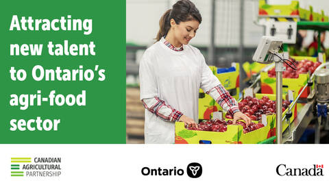 Attracting New Talent To Ontario's Agri-Food Sector