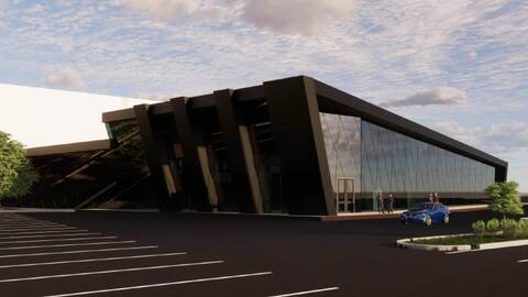 Rendering of new loblaw building in East Gwillimbury