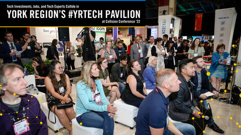 Audience in the #YRtech Pavilion