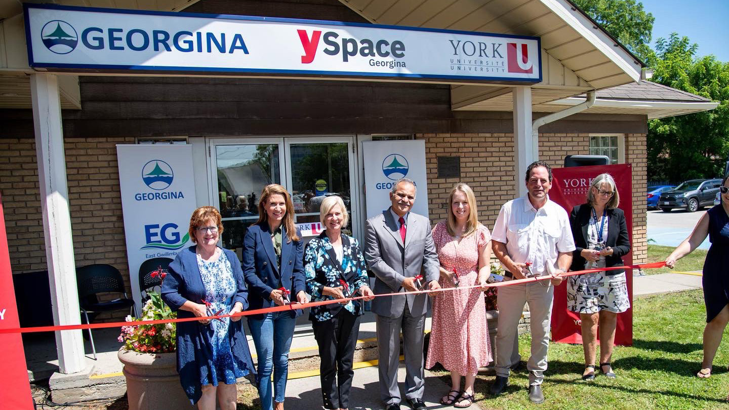 Yspace Ribbon cutting in Georgina