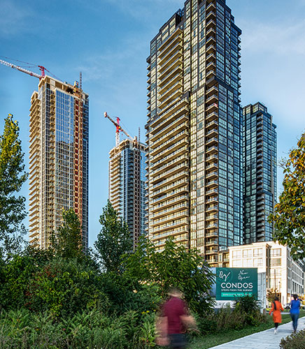 Condo Towers under construction