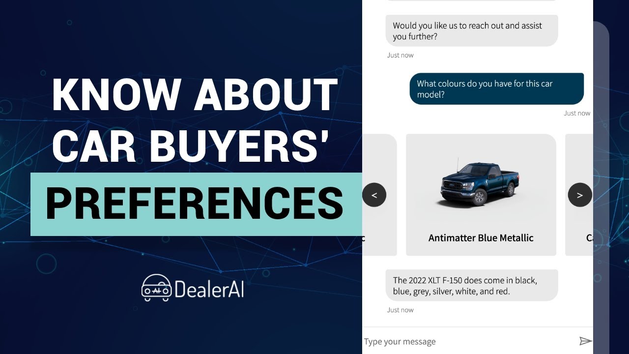 DealerAI marketing call-out to car dealership displaying the visual using their software