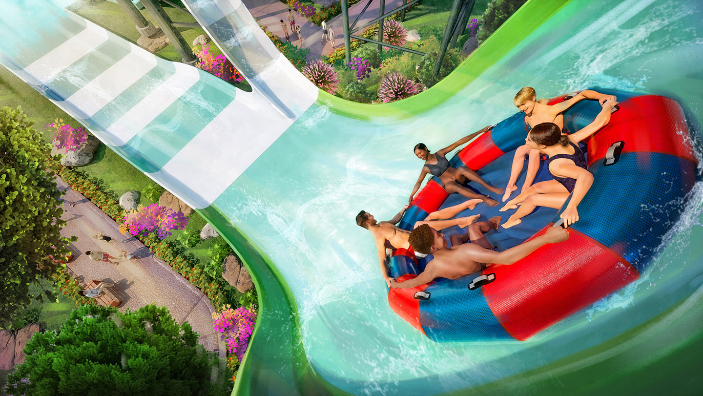 New water park attraction coming to Canada's Wonderland in 2024 - Moosehorn Falls, a wild raft expedition