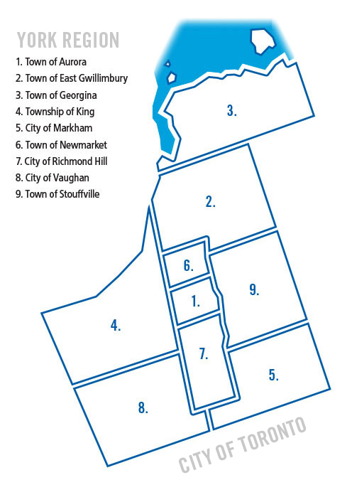 York Region Map