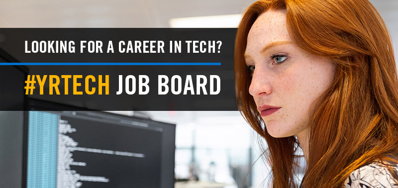 YRtech Job Board promotional banner